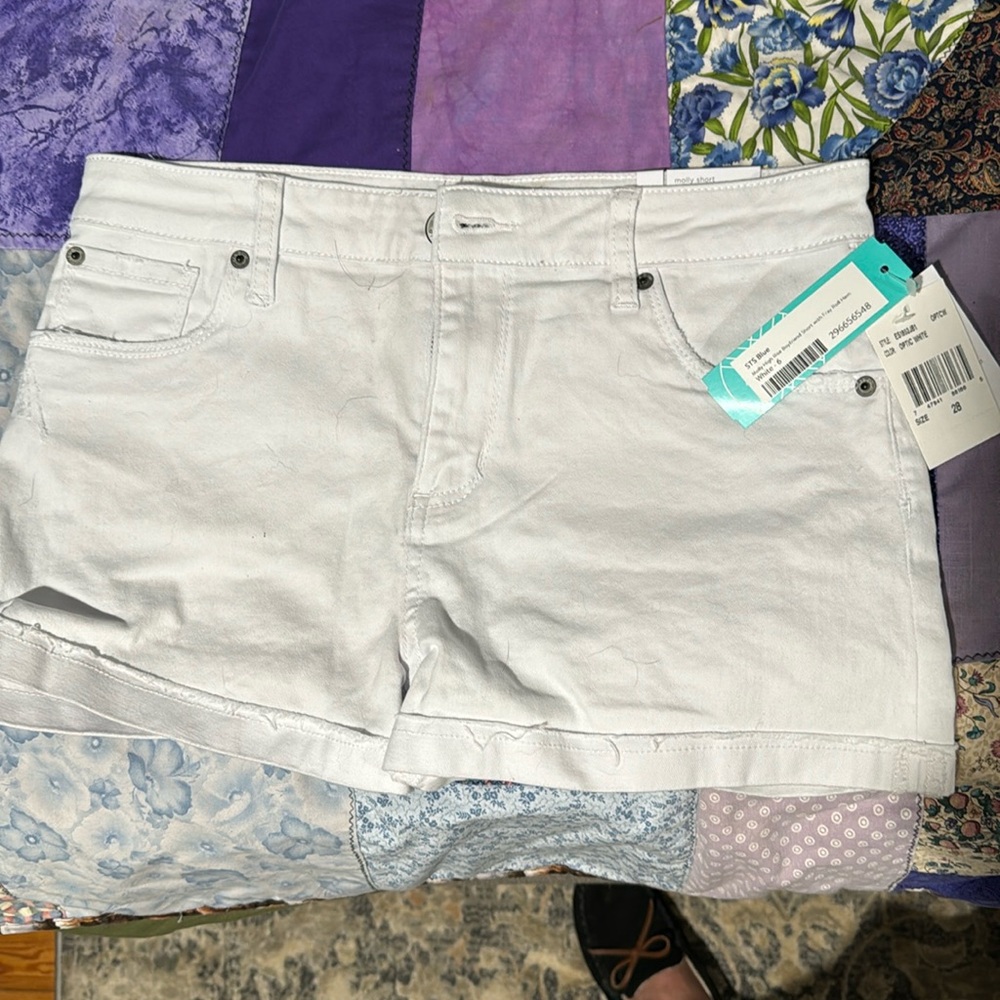 STS Blue White Jean Shorts Stitch Fix 28